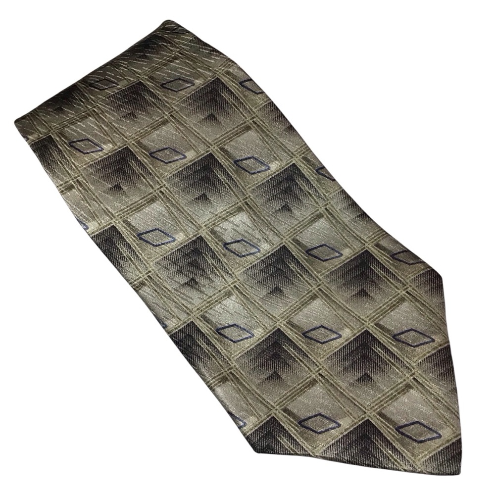 Zylos George Machado Silk Tie Abstract Tied